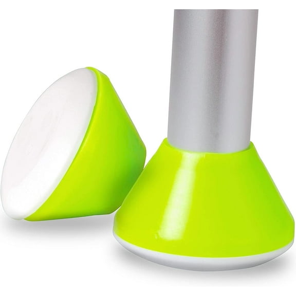 HealthSmart Walker 4-Pack  Ski Glides, Universal Fit, Folding Walkers, Increased Visibility, Neon