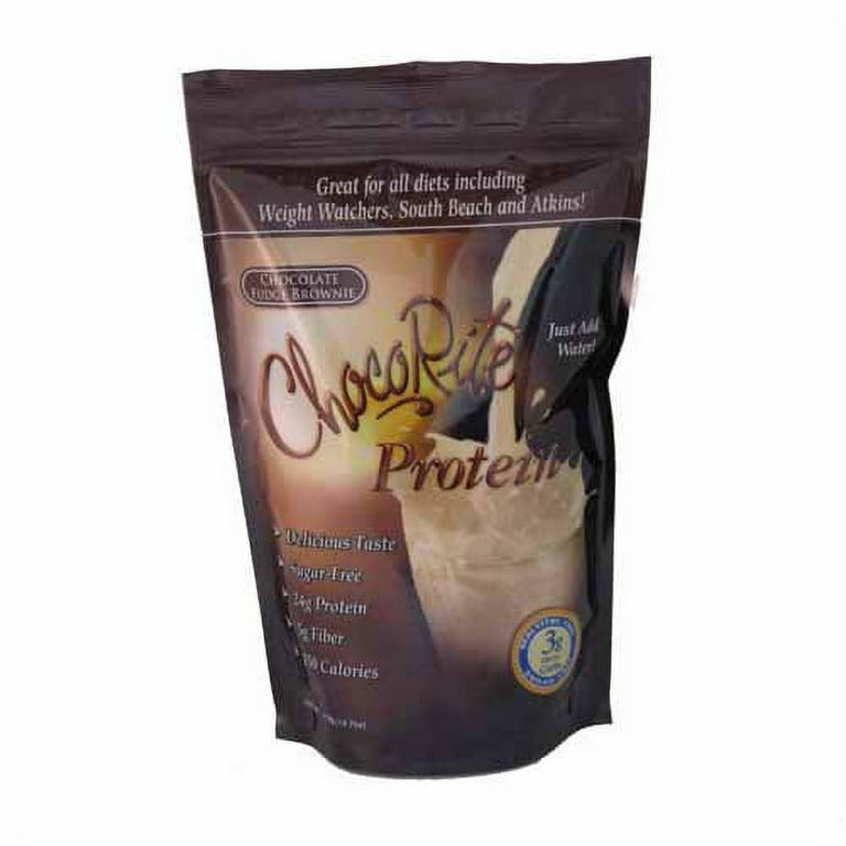 ChocoRite Protein Shake Mix Chocolate Fudge Brownie