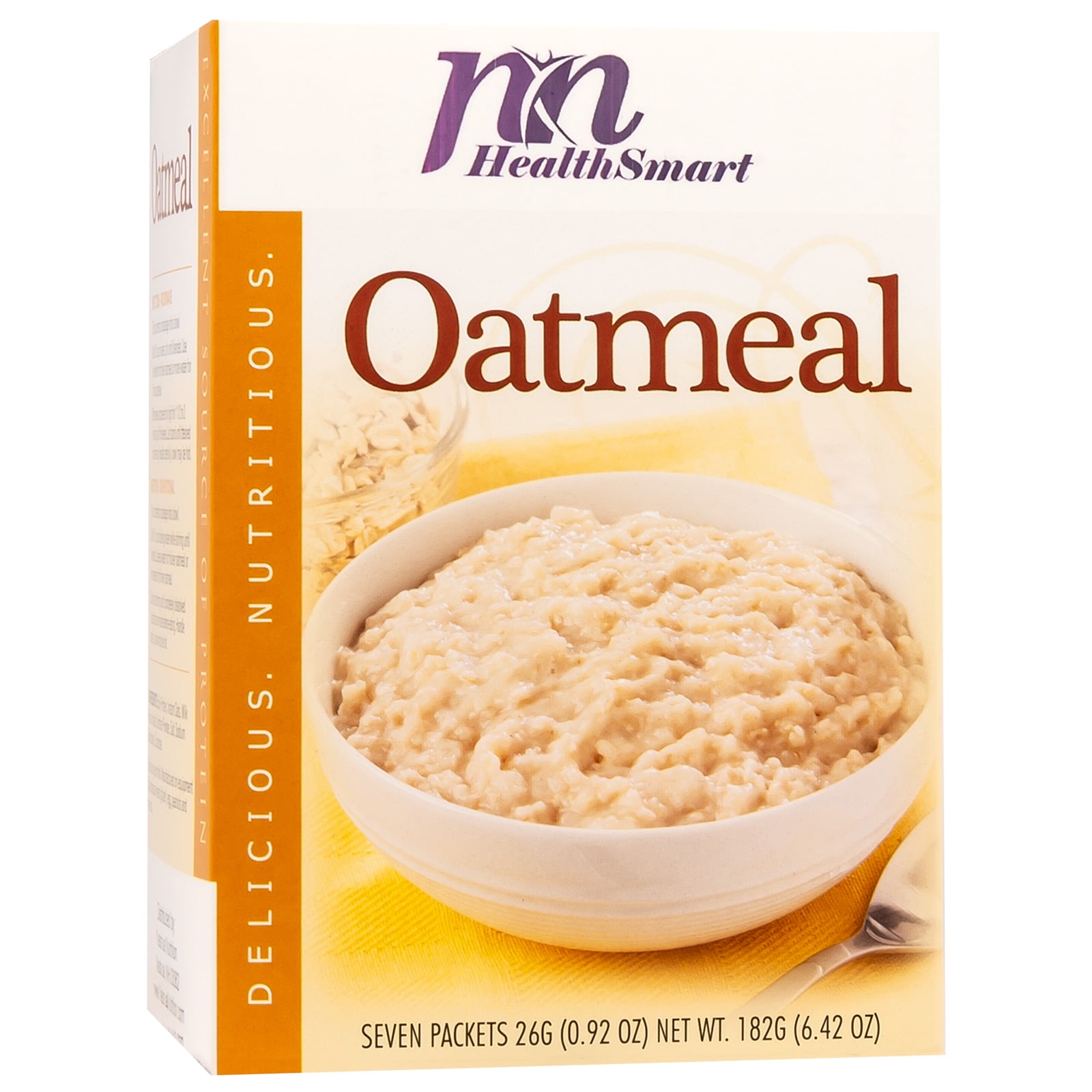 HealthSmart High Protein Oatmeal, 14g Protein, Sugar Free, Gluten Free, 7ct Box