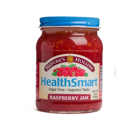 HealthSmart Sugar Free Raspberry Preserves, 10 oz by Natures Hollow