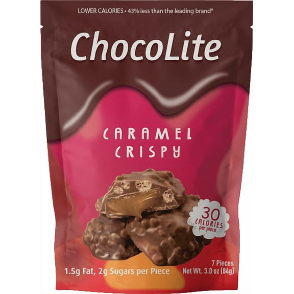 HealthSmart Sweet Nothings Chocolate Candies - Caramel Crispy Size: 1-Pack