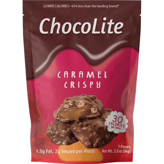 HealthSmart Sweet Nothings Chocolate Candies - Caramel Crispy Size: 1-Pack