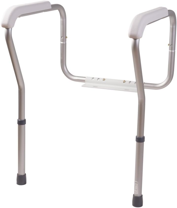 HealthSmart Toilet Safety Rails, Toilet Seat Handles, Safety Frame for