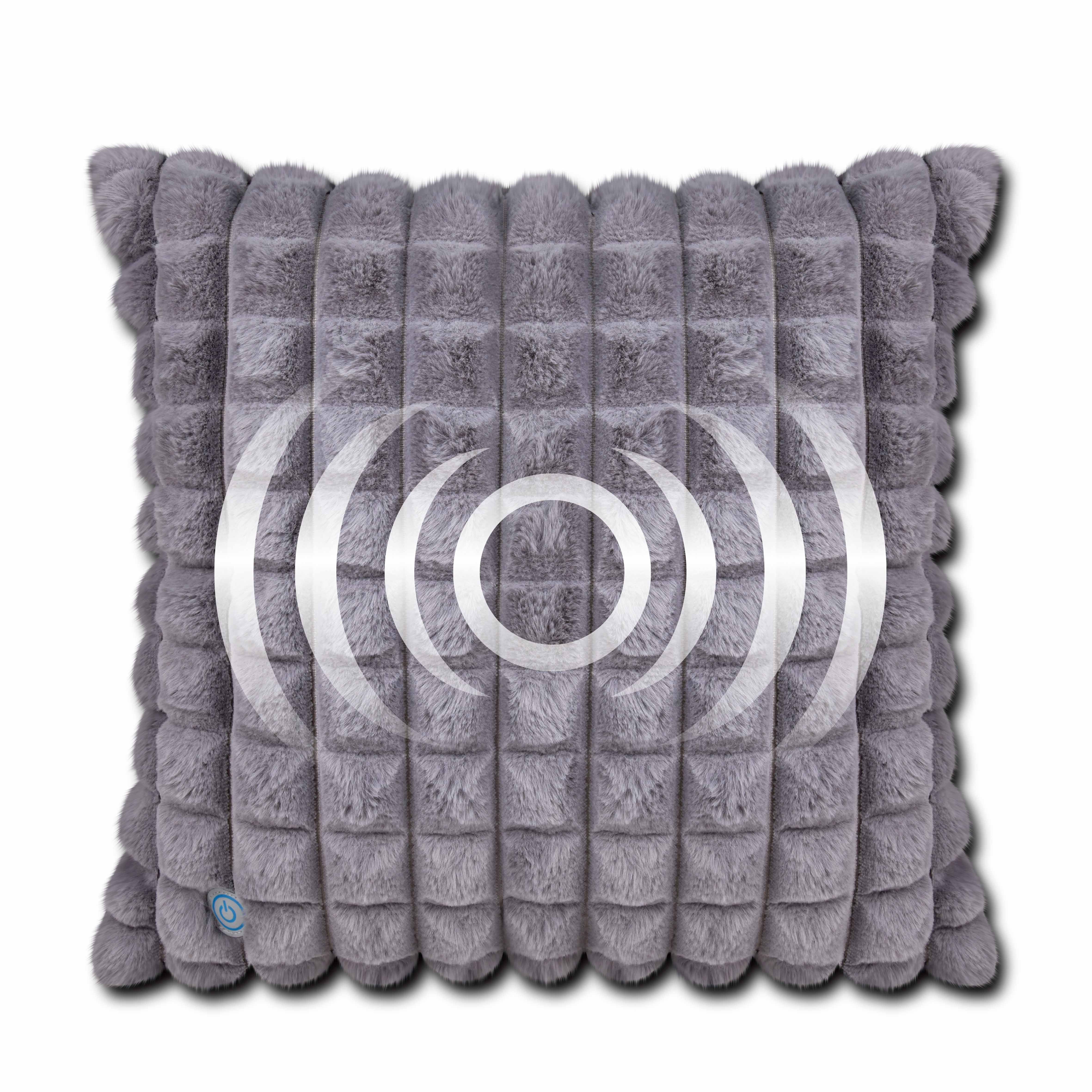 HealthTouch Multi-Functional, Comfortable and Soft Square Massager, Vibration Massager - Gray Color