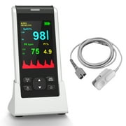 HealthTree Handheld Pulse Oximeter, Fingertip Pulse Oximeter for Adult Blood Oxygen Saturation Monitor with SpO2 & Pulse Rate