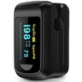 thumbnail image 1 of HealthTree Pulse Oximeter Fingertip, Blood Oxygen Monitor with Batteries and Lanyard for Sport, Running Use, 1 of 9