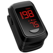 HealthTree Pulse Oximeter Fingertip Blood Oxygen Saturation Monitor，Heart Rate Monitor Spo2 Meter