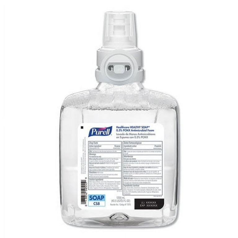 Healthcare HEALTHY SOAP 0.5% PCMX Antimicrobial Foam, For CS8 Dispensers, Light Floral Scent, 1,200 mL, 2/Carton Healthcare HEALTHY SOAP 0.5% PCMX Antimicrobial Foam, For CS8 Dispensers, Light Floral Scent, 1,200 mL, 2/Carton