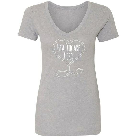 Healthcare Hero Womens V-Neck T-Shirt