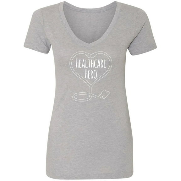 Healthcare Hero Womens V-Neck T-Shirt