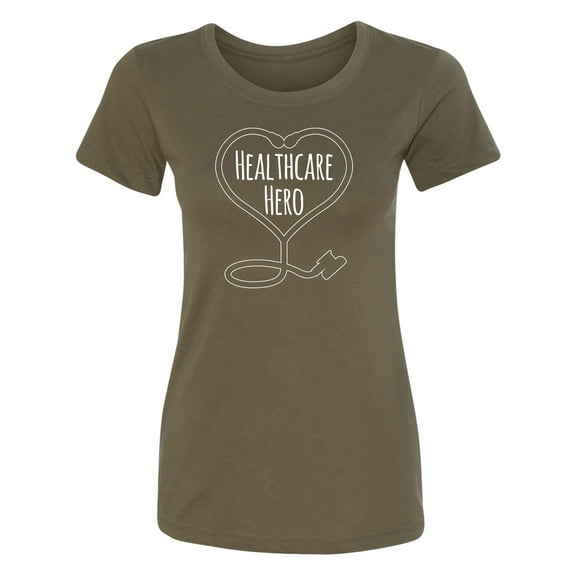 Healthcare Hero Womens crewneck tee