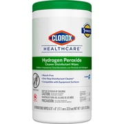 Healthcare Hydrogen Peroxide Cleaner Disinfectant Wipes, 6.75" x 9", 95 Count Package May Vary