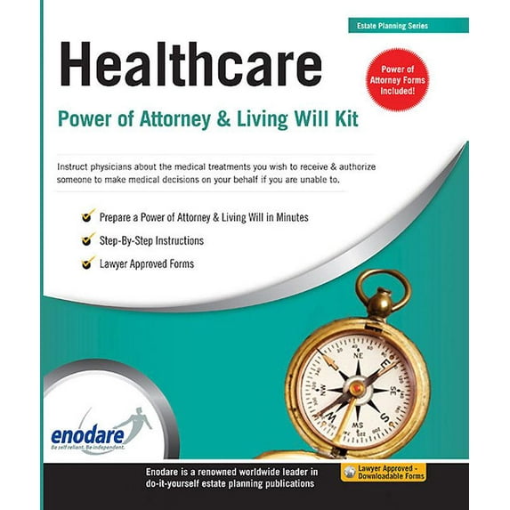 Healthcare Power of Attorney & Living Will Kit (Paperback)