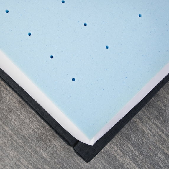 Bodipedic Essentials 4-Inch Gel-Infused Memory Foam Mattress Topper, Full