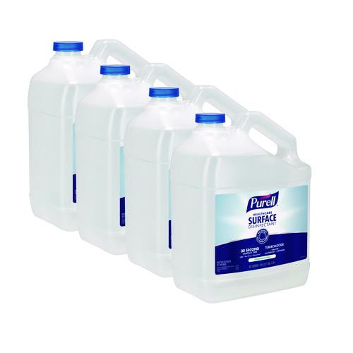 Healthcare Surface Disinfectant, Fragrance Free, 128 Oz Bottle, 4/carton | Bundle of 2