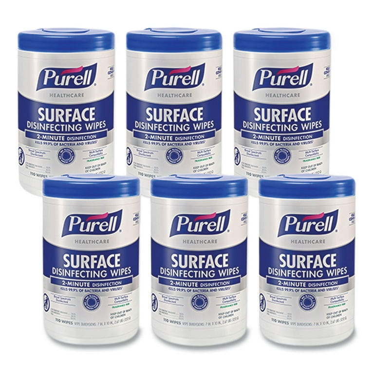 Healthcare Surface Disinfecting Wipes, 1-Ply, 7 Healthcare Surface Disinfecting Wipes, 1-Ply, 7