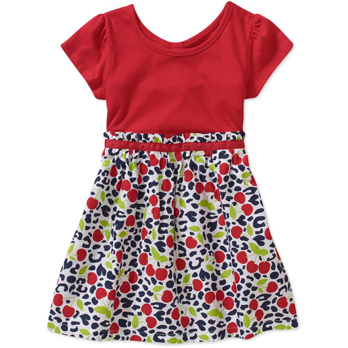 Healthex Toddler Girl Solid Top Dress - image 1 of 1