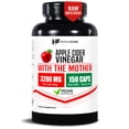 thumbnail image 1 of HealthFare Apple Cider Vinegar Capsules with the Mother | 3200mg Raw, Organic & Unfiltered ACV | 150 Vegan Pills | Maximum Strength Supplement for Detox & Digestion | Non-GMO, Gluten-Free, Made in US, 1 of 7