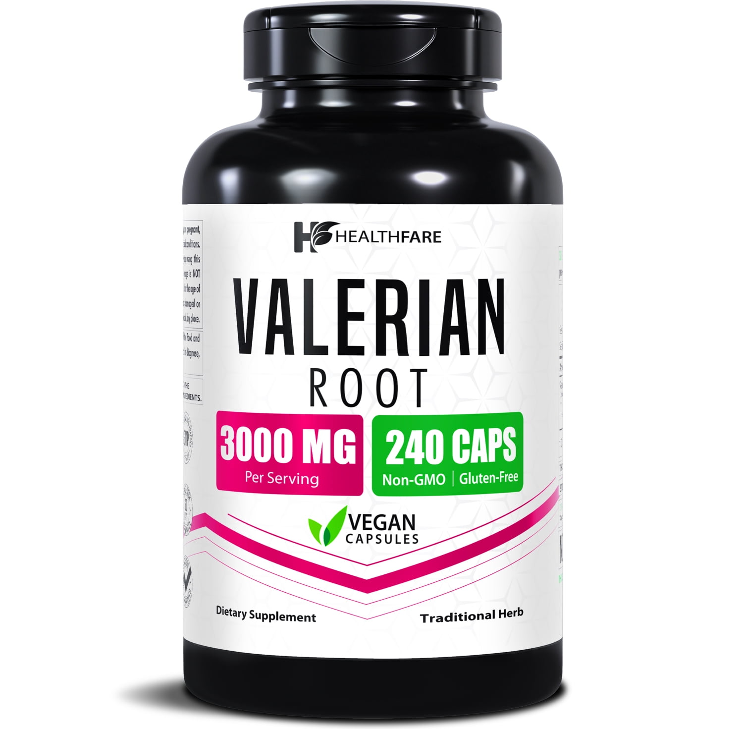 Pill The Roots HealthFare Valerian Root Capsules, 240 Pills, 3000mg Organic Extract ...