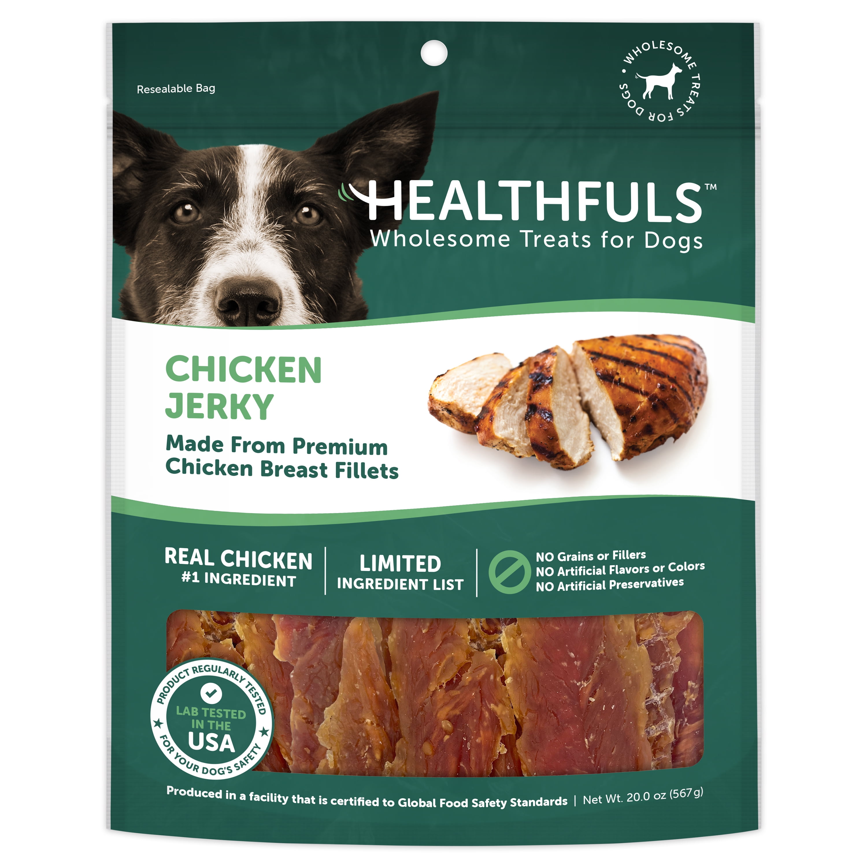 Healthfuls Chicken Jerky Dog Treats, 20oz