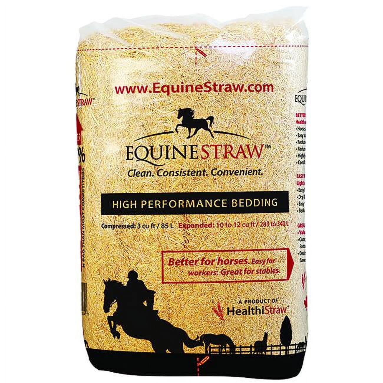 Healthi Straw 28 lbs 10-12 cu ft. Equine Straw Bedding