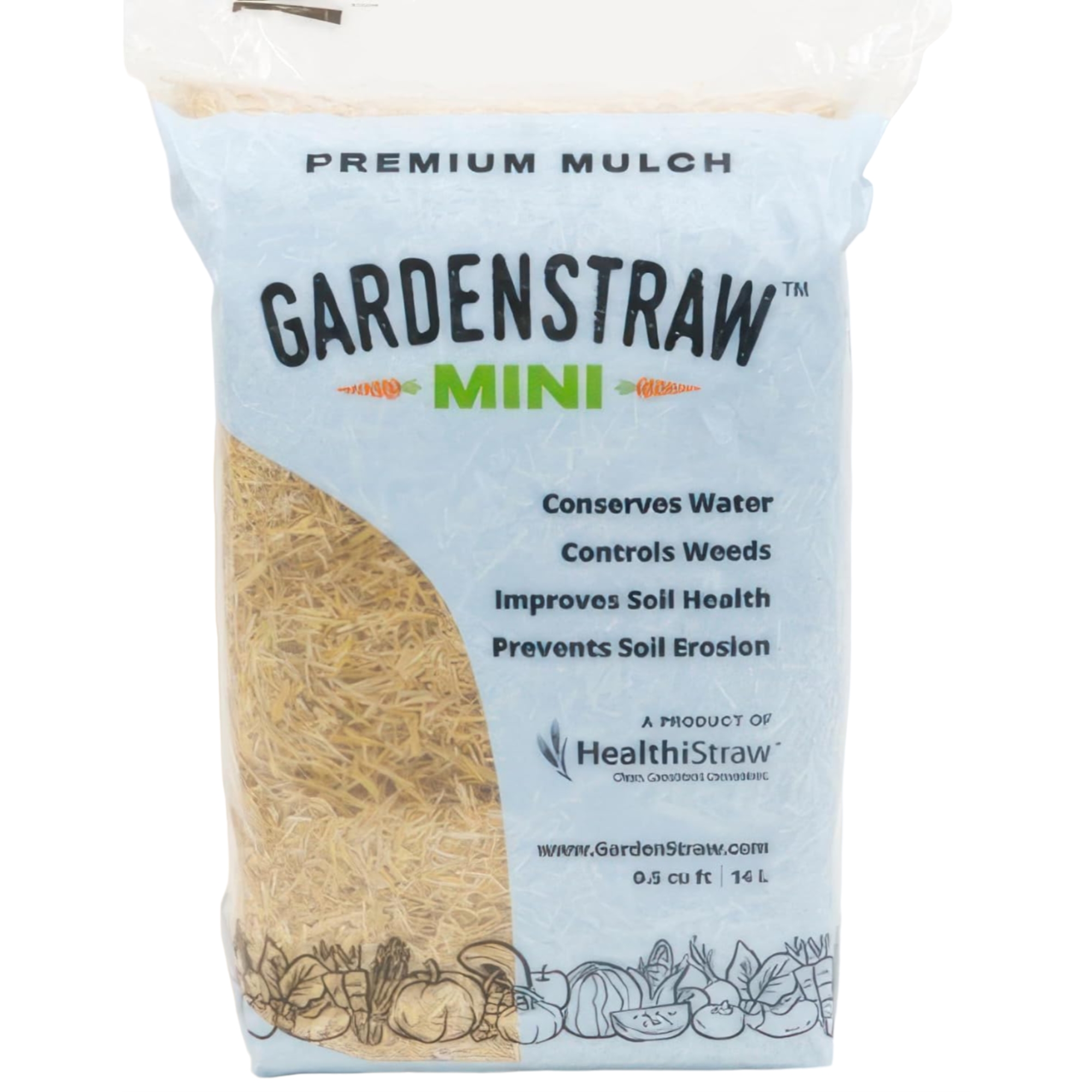 HealthiStraw GardenStraw Mini, Clean, AllNatural, Biodegradable