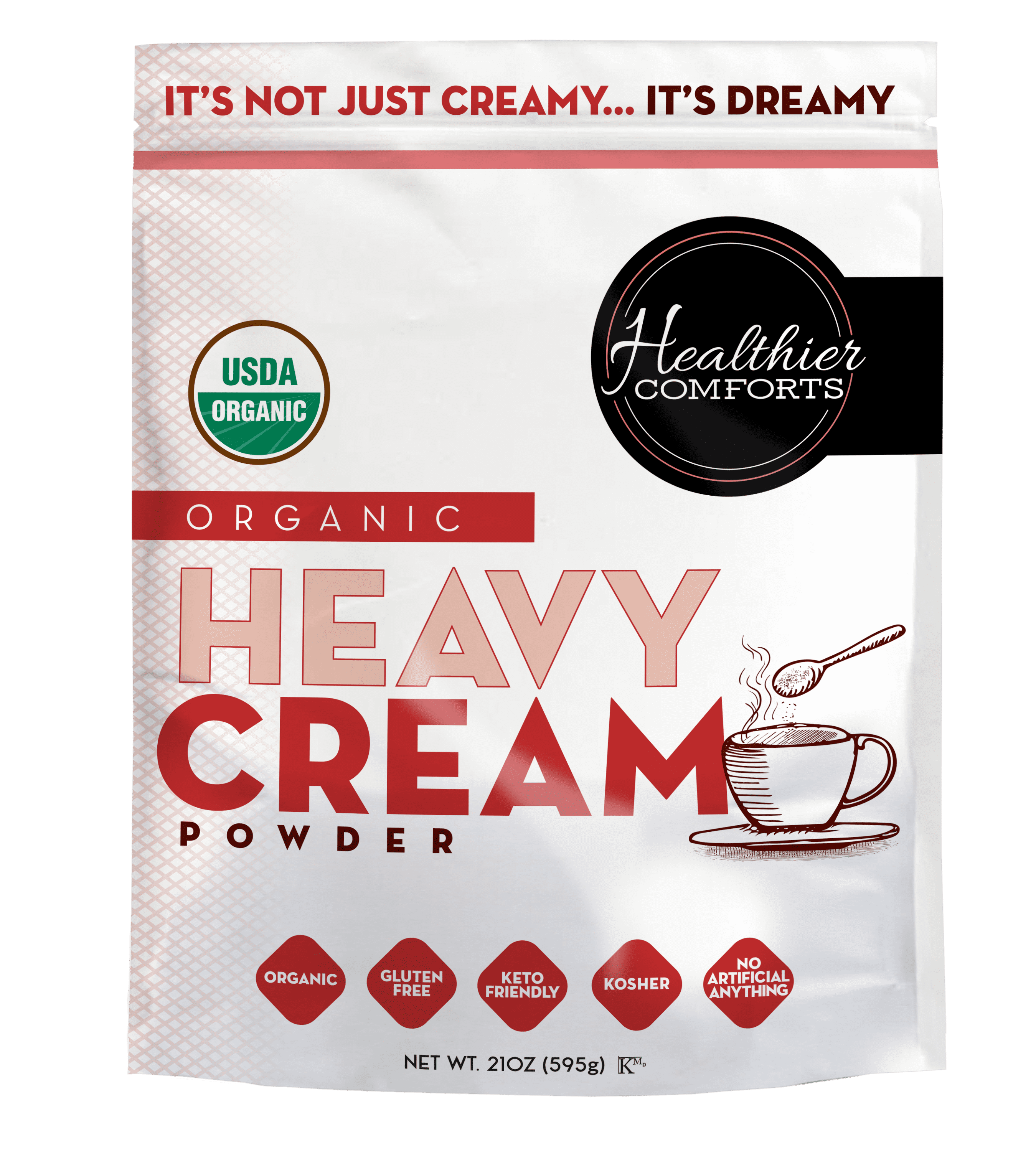 Healthier Comforts Organic Heavy Cream Powder 21oz
