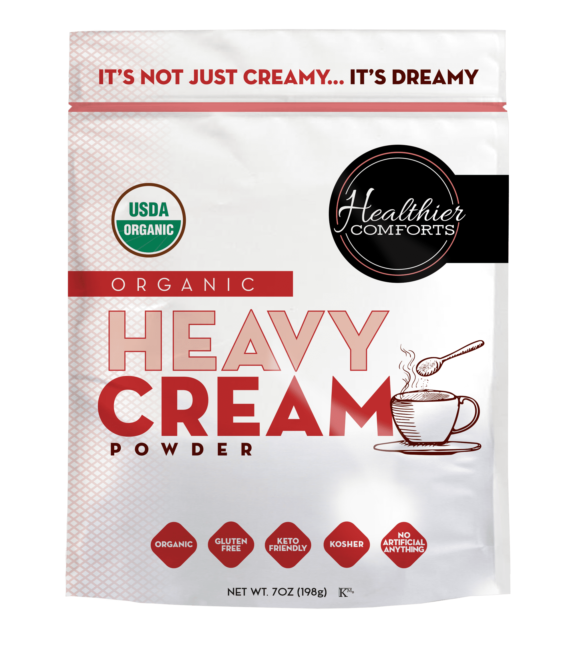 Healthier Comforts Organic Heavy Cream Powder 7oz