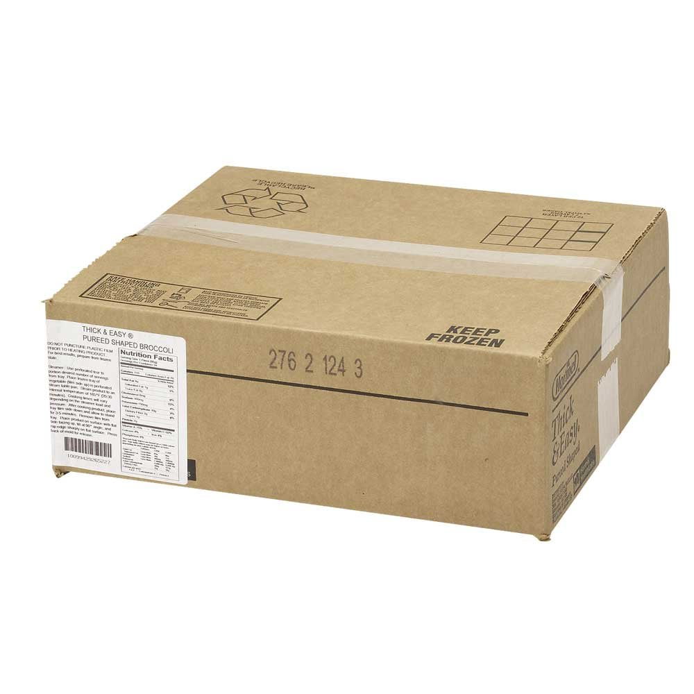 Healthlabs Thick & Easy Shaped Pureed Broccoli 3.2 oz. individual packages, 24 packages per