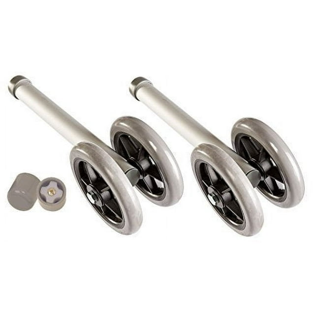 Healthline Heavy Duty Bariatric Walker Wheels, Universal Replacement