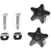 Healthline Rollator Replacement Knobs and Screws, 2 Sets for Walker Handles