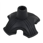 Healthline Trading Quad Cane Tip Replacement   Self-Standing 4-Prong Rubber Walking Cane Base, Non-Slip Support Stabilizer for 3/4" Tubing