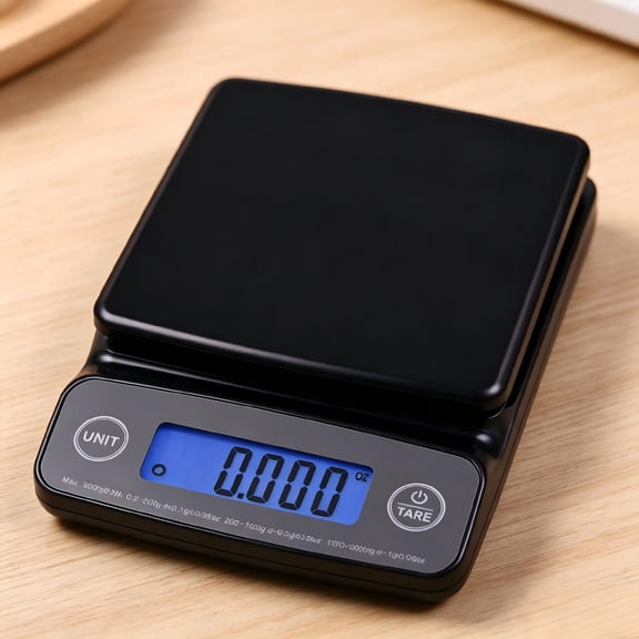 Healthloop Digital Kitchen Scale, 6.6LB High Precision Food Scale with Blue Backlit Display, Tare & Auto-Off for Cooking Baking