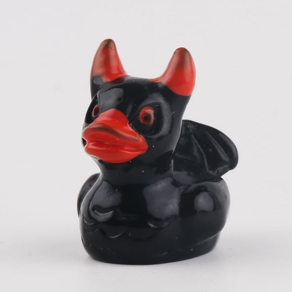 Healthloop Mini Resin Halloween Ducks, Assorted Pumpkin Ghost Skull Figurines Set