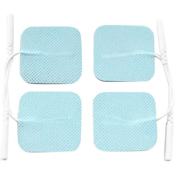 HealthmateForever Blue Pin-Inserted Square-Shaped Conductive Pads