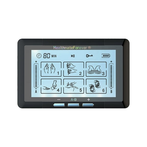 HealthmateForever TS6ABH Touch Screen TENS Unit & Muscle Stimulator (Black)