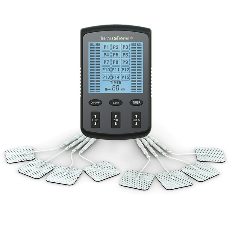 HealthmateForever TS6ABH Touch Screen Tens Unit & Muscle Stimulator (Yellow)