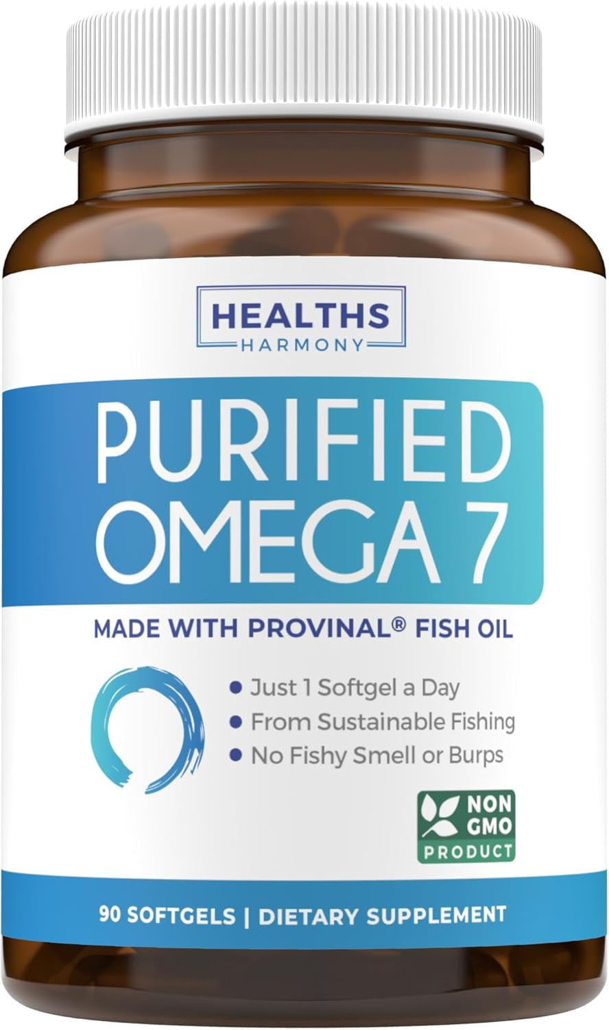 Healths Harmony Purified Omega 7 Provinal Peruvian Anchovy Fish Oil ...