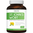 Healths Harmony 500mg St. John's Wort Capsules, 120 Count NonGMO