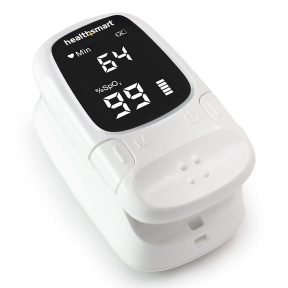 Healthsmart Digital Fingertip Sport Pulse Oximeter, Fast Results, FSA Eligible, Easy-To-Read LED Display, Auto-Shutoff