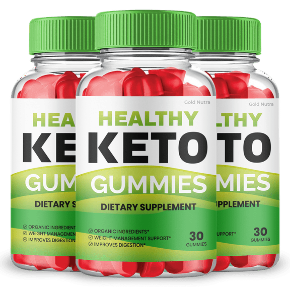 Healthy ACV Gummies Max Strength, Advanced Formula with Apple Cider Vinegar (3 Pack)