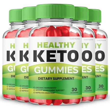 Healthy ACV Gummies Max Strength, Advanced Formula with Apple Cider Vinegar (5 Pack)