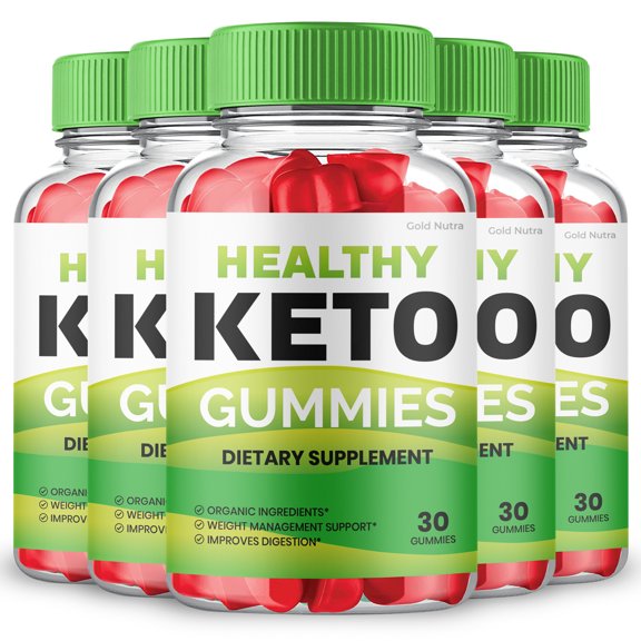 Healthy ACV Gummies Max Strength, Advanced Formula with Apple Cider Vinegar (5 Pack)