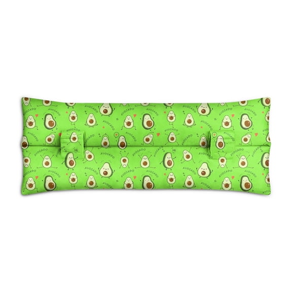 Healthy Avocado Seat Belt Cushion Wholesome Fruit Design, Comfortable Post-Surgery Recovery (Lightweight & Portable)