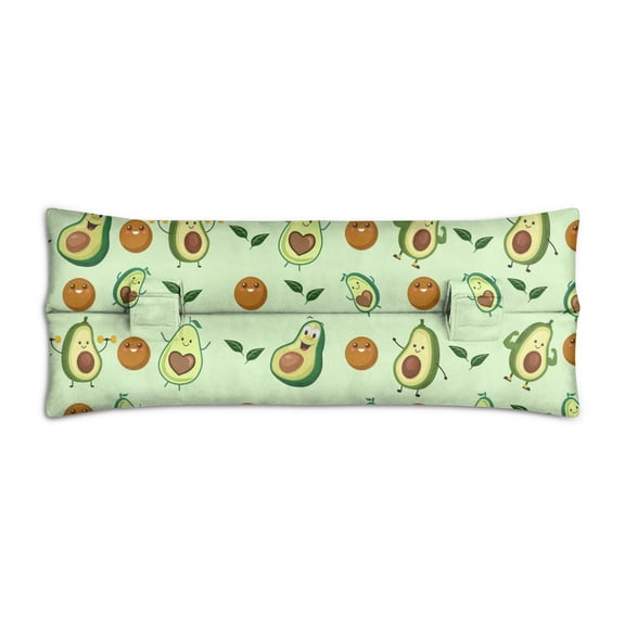 Healthy Avocado Seat Belt Cushion Wholesome Fruit Design, Comfortable Post-Surgery Recovery (Lightweight & Portable)