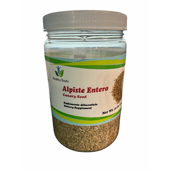 Healthy Body Canary seed Whole Seed- Alpiste Semilla Entera -16 oz-