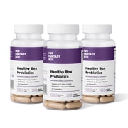 Healthy Box Probiotics Vaginal Care Advanced Formula for PMS Relief, Hormonal Balance, and UTI Prevention - 3 Pack