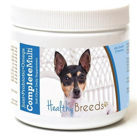 Healthy Breeds 192959009170 Toy Fox Terrier all in one Multivitamin Soft Chew - 60 Count