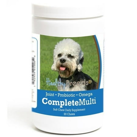 Healthy Breeds 192959010060 Dandie Dinmont Terrier all in one Multivitamin Soft Chew - 90 Count