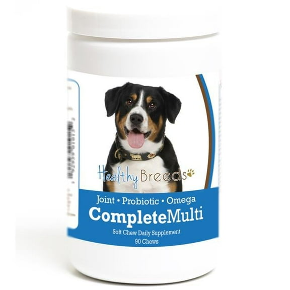 Healthy Breeds 192959010152 Entlebucher Mountain Dog all in one Multivitamin Soft Chew - 90 Count